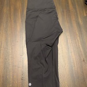 Lululemon Fast and Free 23 inch size 10 Black